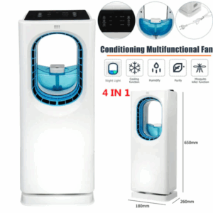 Ventilador Multifuncional de Aire Acondicionado y Purificación Doméstica - Humidificación y Control de Mosquitos (Ref: 5057/100078)
