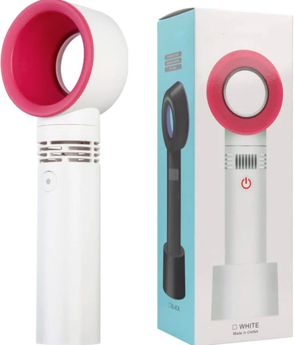 Ventilador Portátil sin Aspas - Mini Enfriador de Mano Recargable USB con 3 Velocidades (Ref: 5057/100063) - Imagen 5