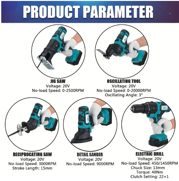 TALADRO MULTIFUNCIÓN (5 EN 1) (Ref: 1994/MULTITAL5-1) - Imagen 8