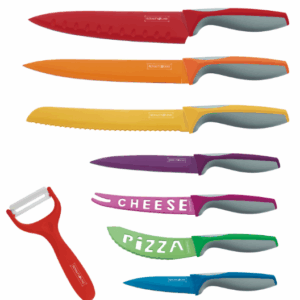 CUCHILLOS CERAMICOS 7 PIEZAS MULTICOLOR (Ref: 9007/RI-COL7A)