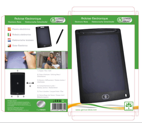 Tableta gráfica de escritura electrónica  ( Ref: 9007/GI-012065 ) - Imagen 3