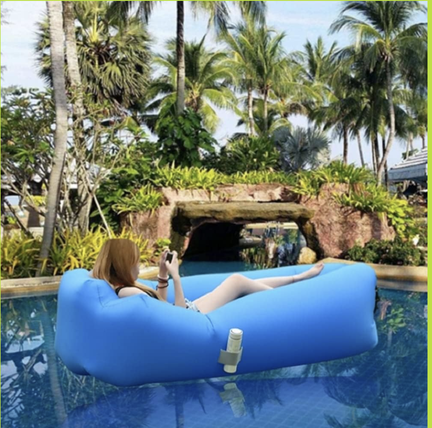 Sofá Inflable Portátil Impermeable con Cojines – Ideal para Camping, Playa, Piscina y Fiestas ( Ref: 5057/100121 )