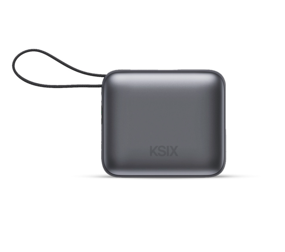 Powerbank 10.000 mAh, Carga rápida 22,5W Power Delivery, Cables integrados USB-C y Lightning, Pantalla LED, Gris (Ref: 5059/BPB10PD22INTG ) - Imagen 4