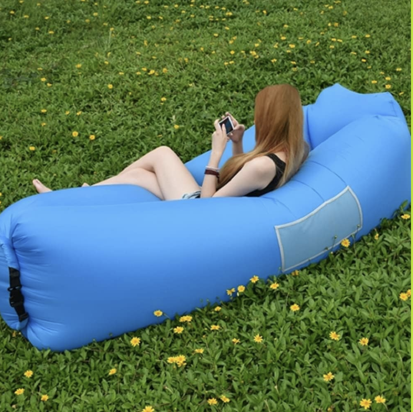 Sofá Inflable Portátil Impermeable con Cojines – Ideal para Camping, Playa, Piscina y Fiestas ( Ref: 5057/100121 ) - Imagen 2